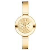 Movado Womens Crystal Gold Dial Watch - 3601161