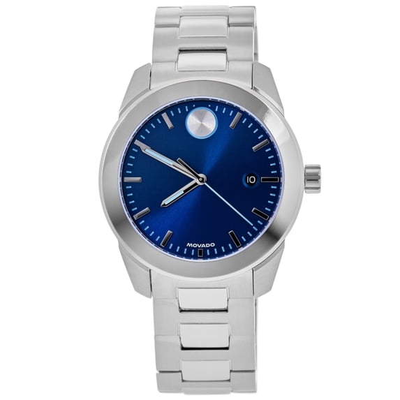 Movado Bold Blue Dial Stainless Steel Men's Watch 3601319
