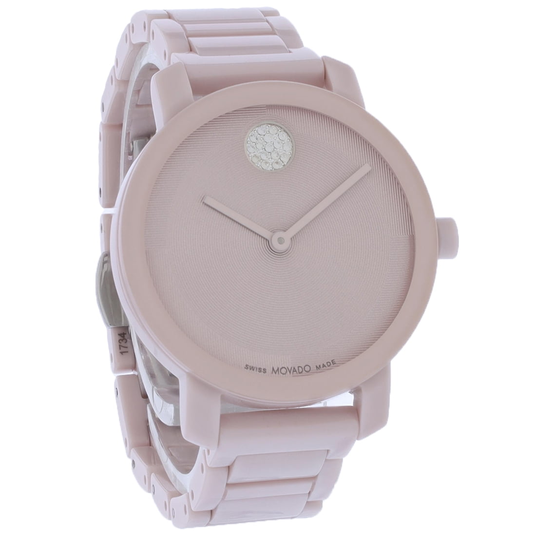 MOVADO Bold Evolution 2.0 Women's Pink Ceramic Quartz Watch 3601234