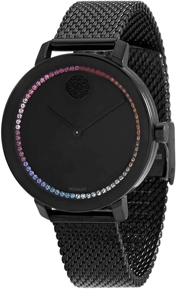 Movado bold evolution clearance black
