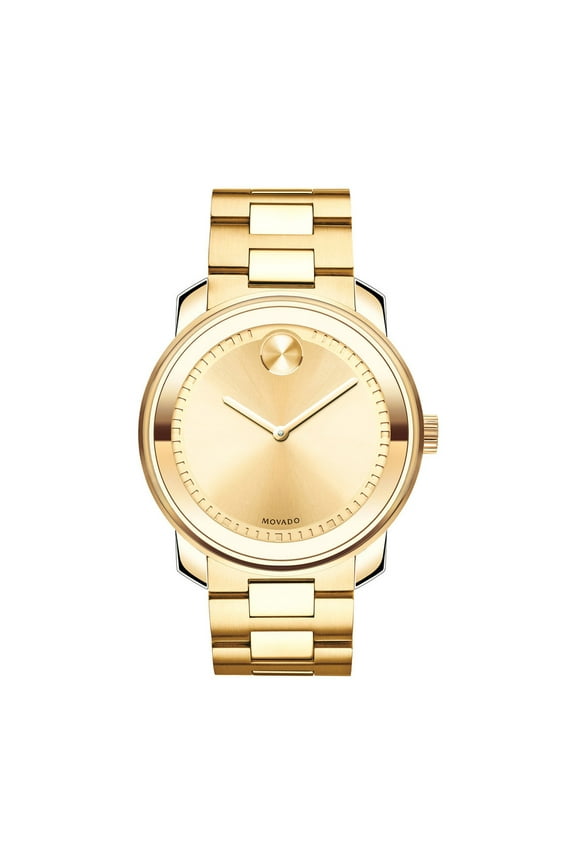 Bold Large Gold Dialed Analog 42.5mm Watch 3600258