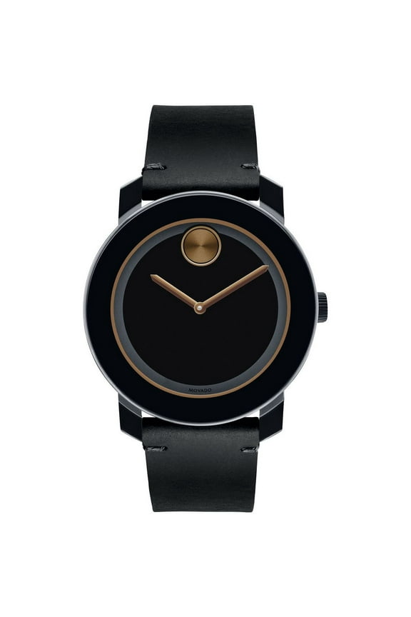 Bold Leather Mens Watch 3600297