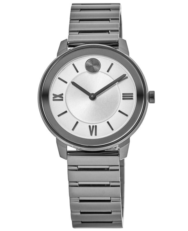 Movado Bold Silver White Dial Steel Women display picture 1