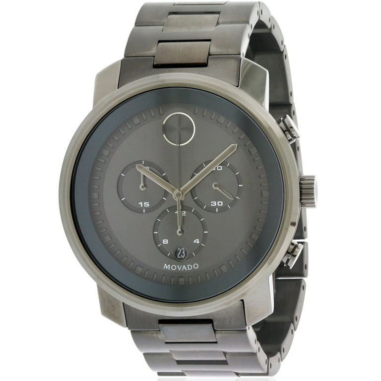 Movado Bold Stainless Steel Chronograph Mens Watch 3600277