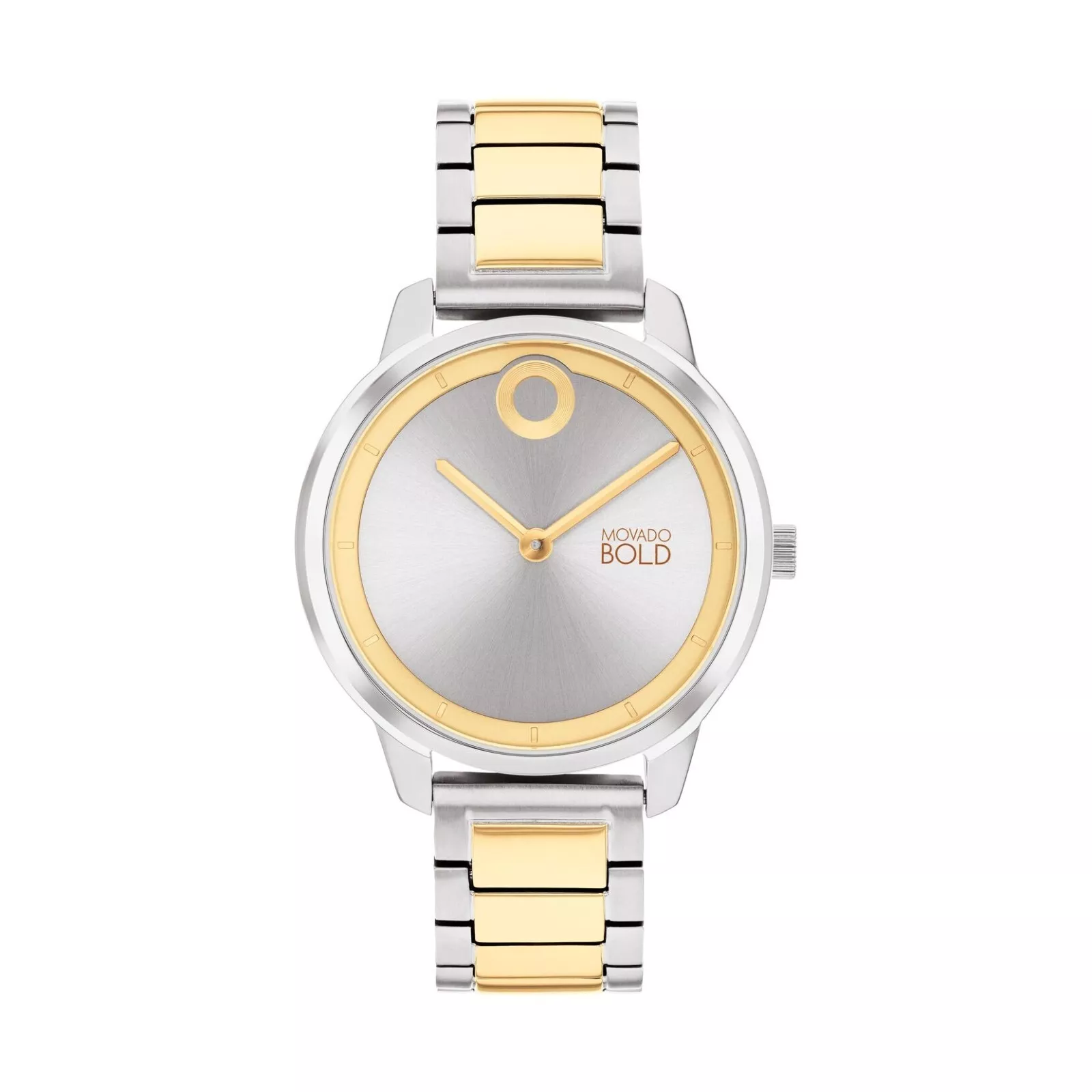 Movado Bold Trend Element 3600976 Two-Tone Silver Gold 