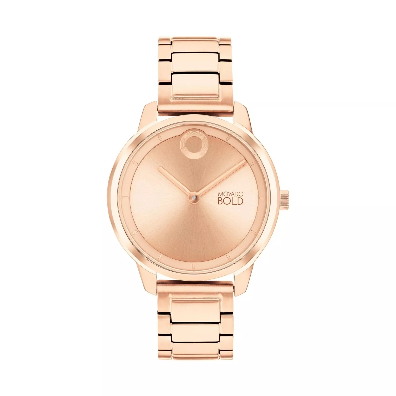 Movado Bold Trend Element 3600979 Rose Gold Dial Stainless 