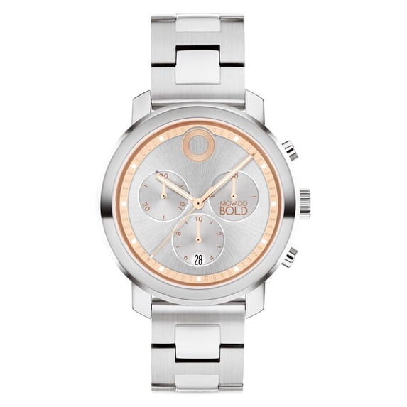 Movado Bold Trend Propel Chronograph 3601000 Silver 39MM Stainless ...