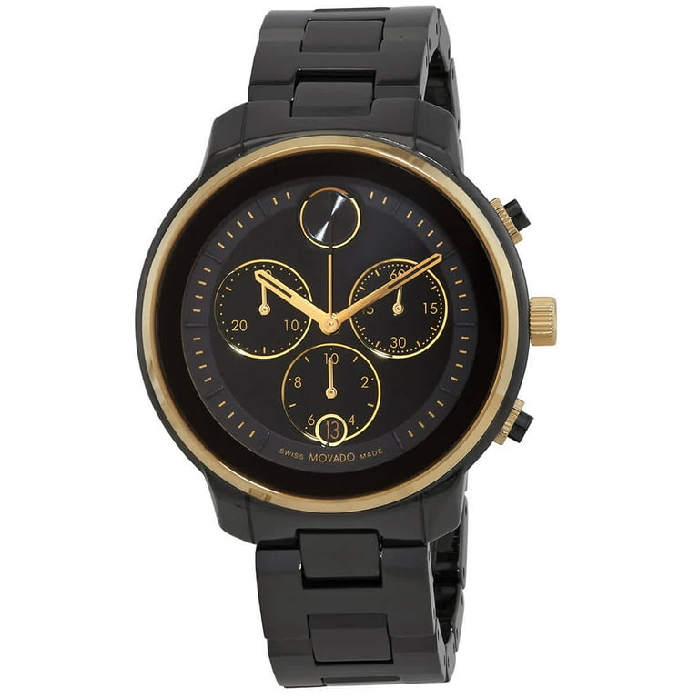 Movado 3600932 Women's Bold Quartz Black Dial Watch - Walmart.com