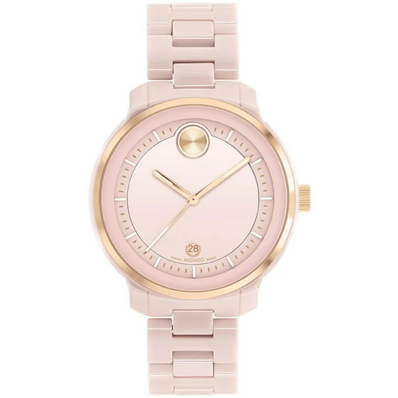 Movado Women's Bold Verso Pink Dial Watch - 3600935