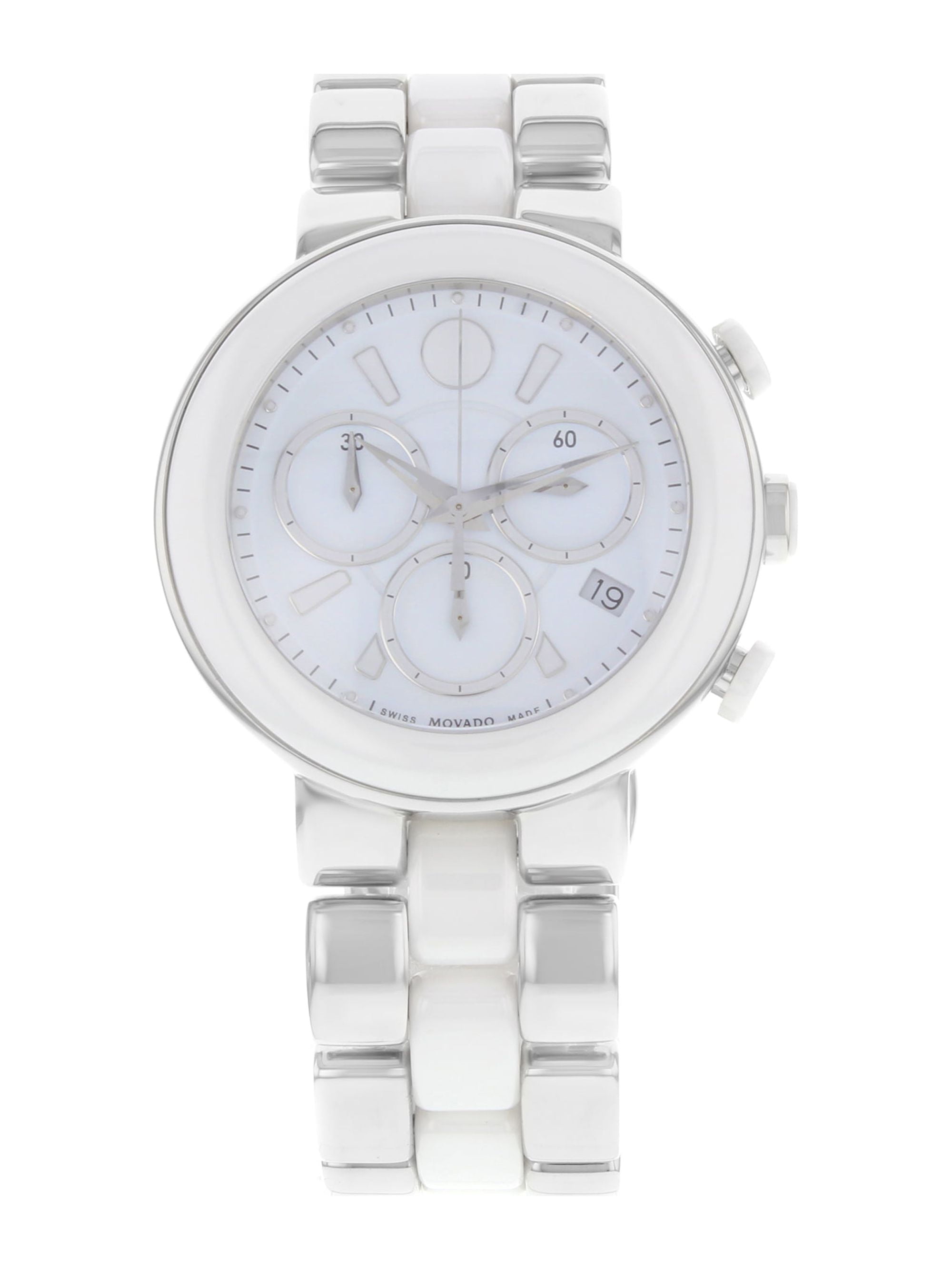 Movado cerena white ceramic 2025