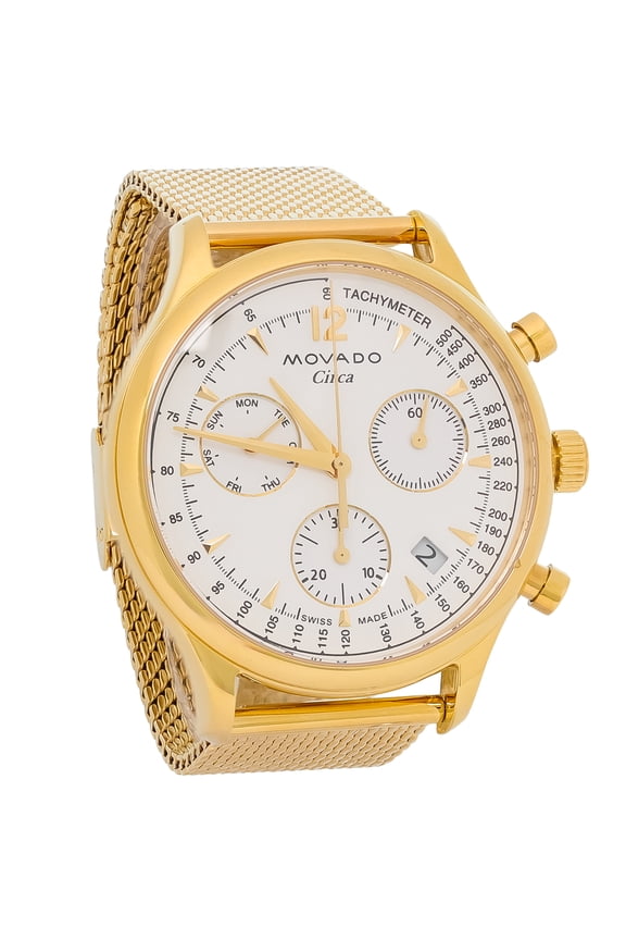 Circa Men's Gold Tone PVD Chronograph Quartz Watch 3650138