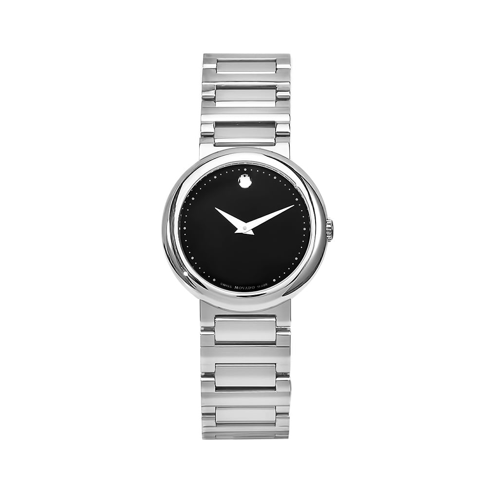 Movado Concerto Series Ladies Black Dial Swiss Quartz Watch  display picture 3