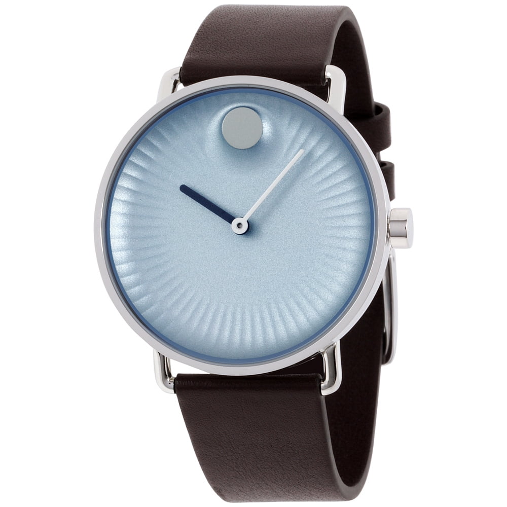 Movado Edge Leather Mens Watch 3680040 Walmart