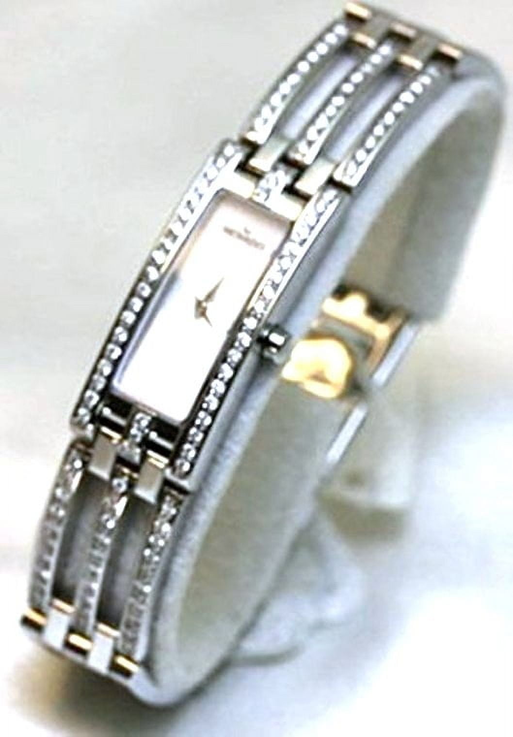 Movado Esperanza Baguette Diamond Set Bezel and Links Mother of Pearl Dial Stainless-steel Limited Edition