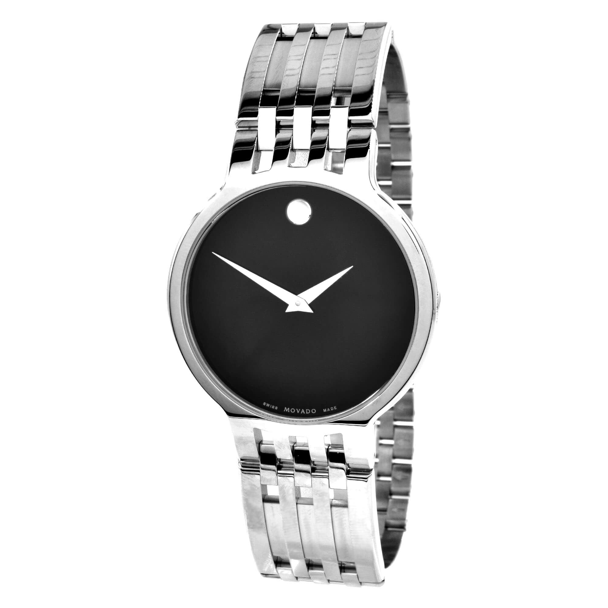 Movado Esperanza Quartz Black Dial Mens Watch Dominican Republic
