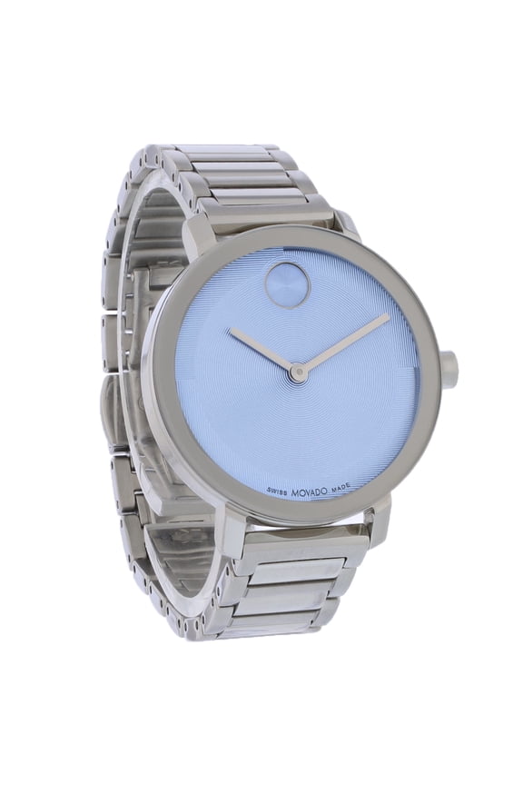 Evolution 3601190 Blue Dial Silver Bracelet Quartz 34MM Womens Watch