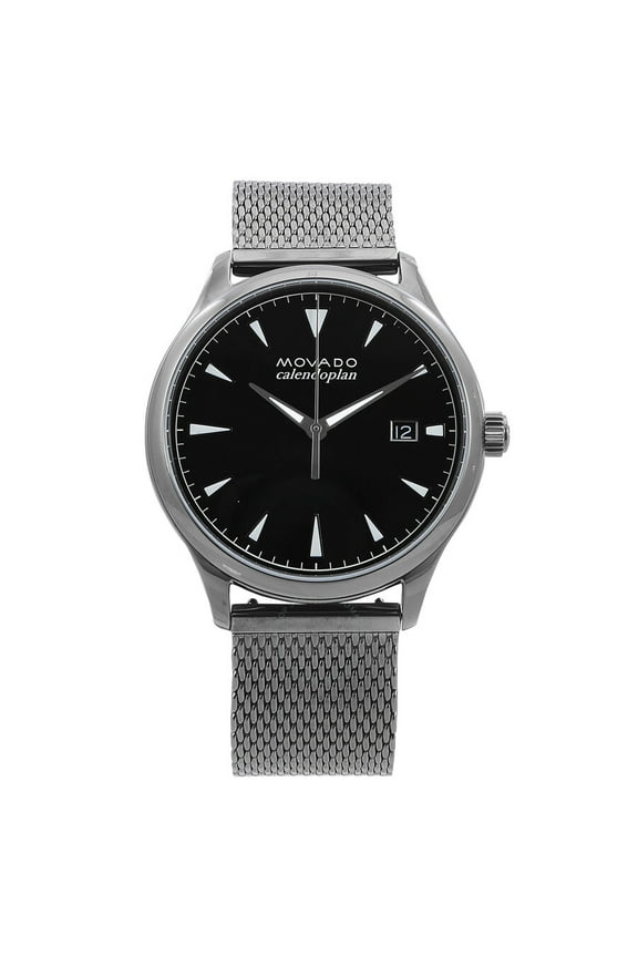 Heritage Black Dial Grey Steel Men's Watch 3650119