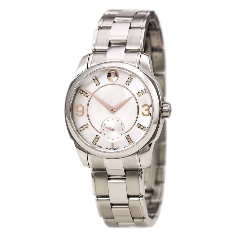 Movado Series 800 Stainless Steel Women\'s Bracelet Diamond mother of pearl watch Previously Owned Movado Series 800 Women main image 3