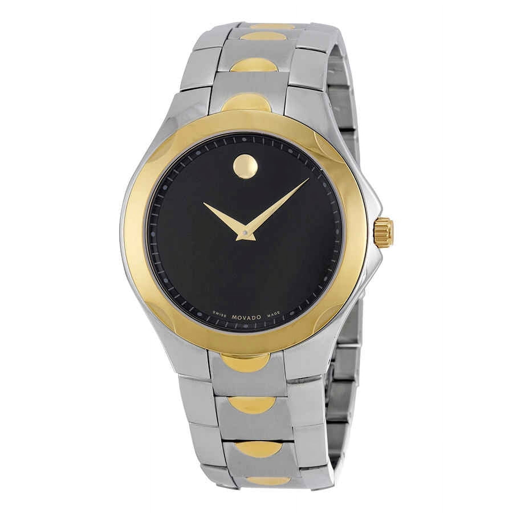 Movado Luno Sport Men's Watch, Two-tone, Black Dial, 0606906