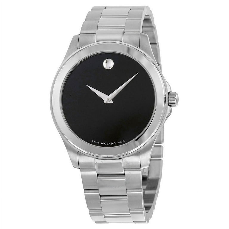 Movado Men s 605746 Junior Sport Stainless Steel Watch Walmart