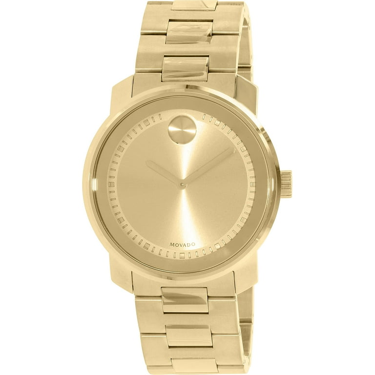 Movado Men's Bold Gold Stainless-Steel Swiss Quartz Watch with