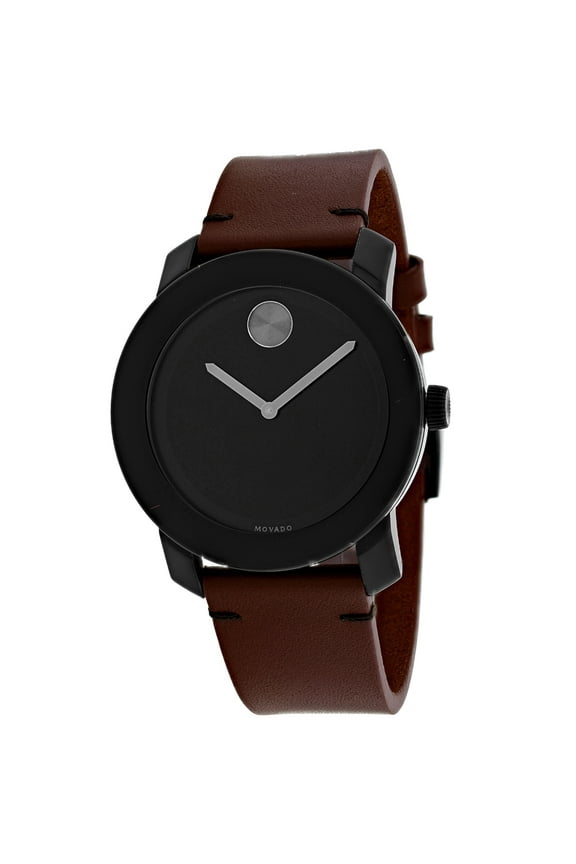 Men's Bold Black Dial Watch - 3600602