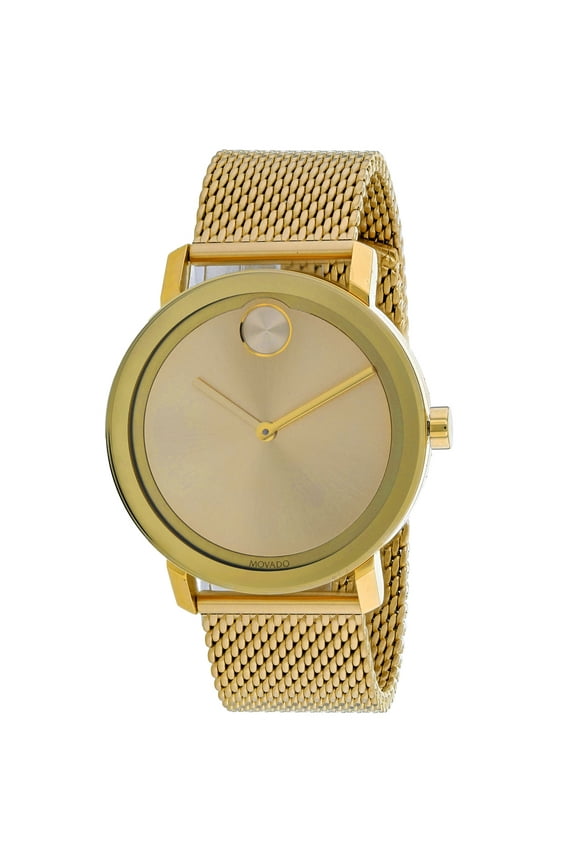 Men's Bold Gold Dial Watch - 3600560