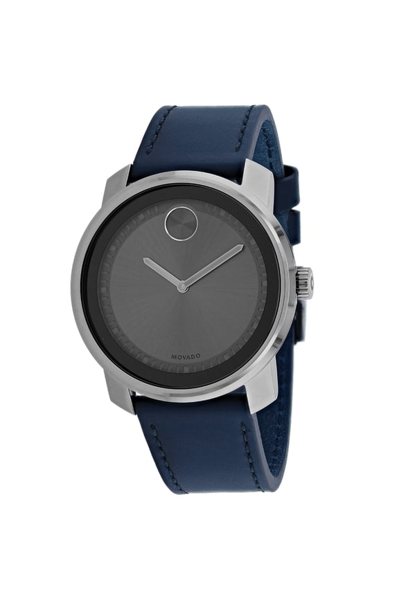 Men's Bold Gunmetal Dial Watch - 3600673