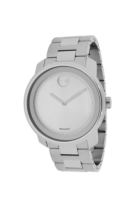 Men's Bold Silver Dial Watch - 3600257