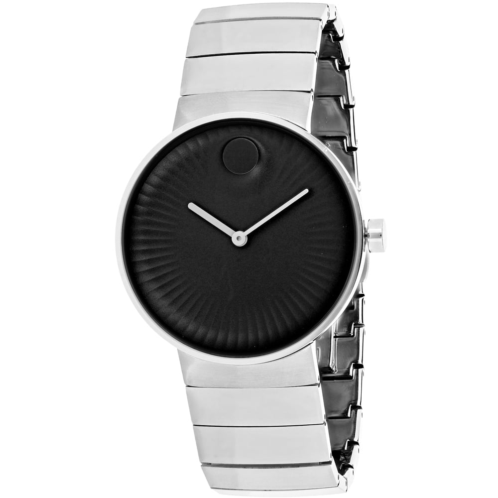 Movado Men's Edge Black Dial Watch - 3680006