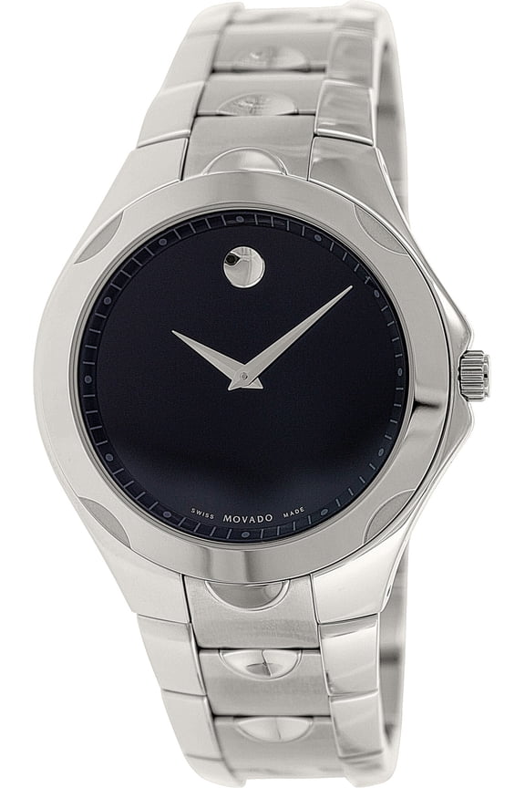 Men's Luno 0606378 Black Stainless-Steel Swiss Quartz Watch