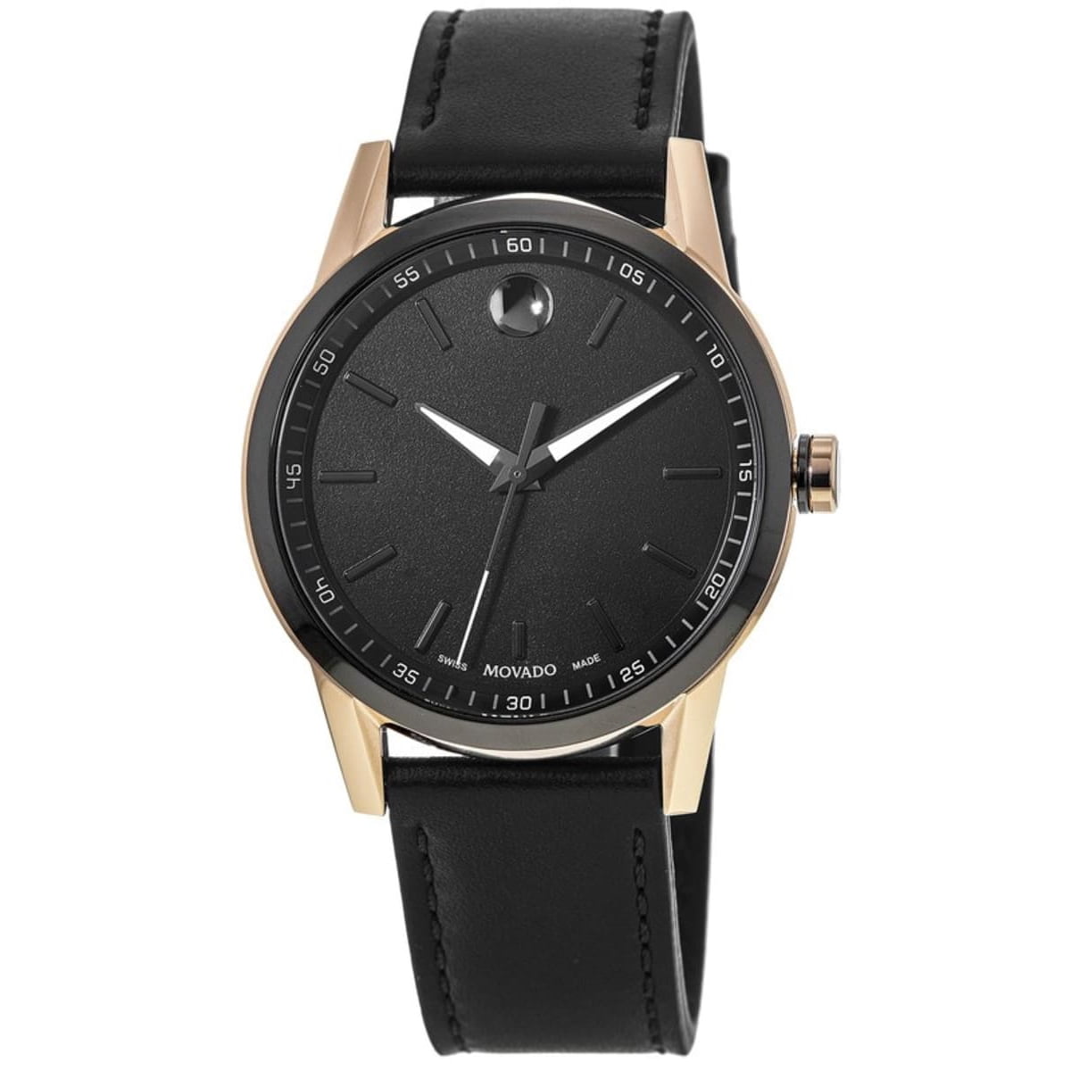 Movado Men s Museum Black Dial Watch 607358 Walmart