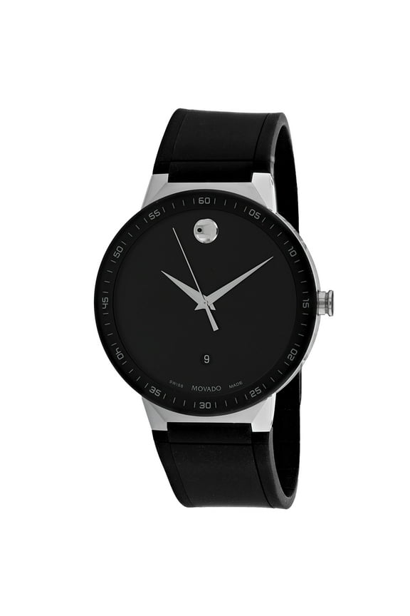 Men's Sapphire Black Dial Watch - 607406