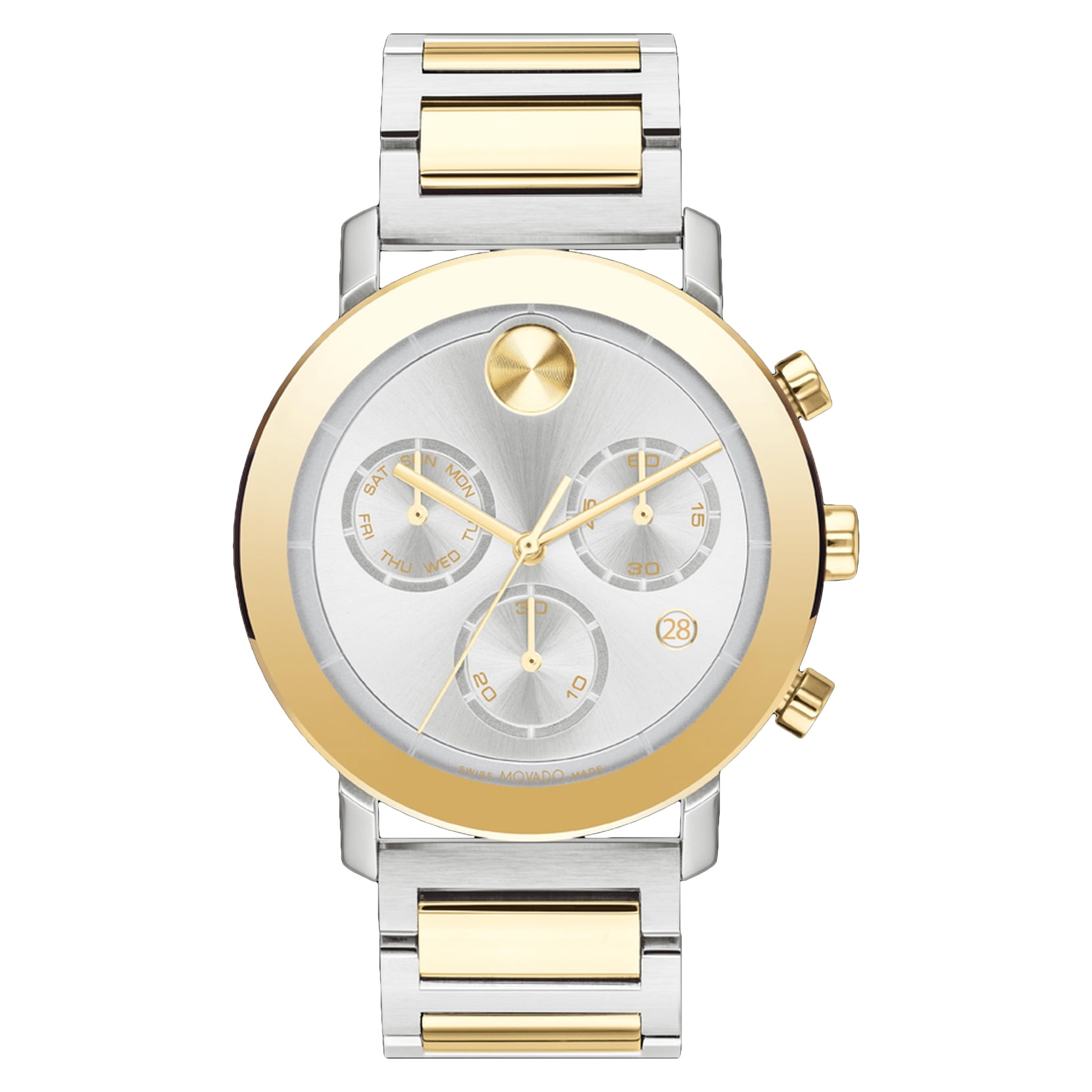 Movado Men's Bold Silver Dial Watch - 3600888