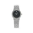 thumbnail image 1 of Movado Metio Stainless Steel Black Dial Quartz Ladies Watch 0606204, 1 of 7