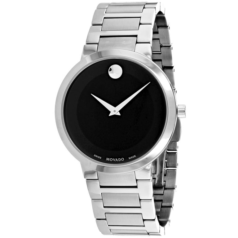 Movado Modern Classic Black Dial Mens Watch 0607119