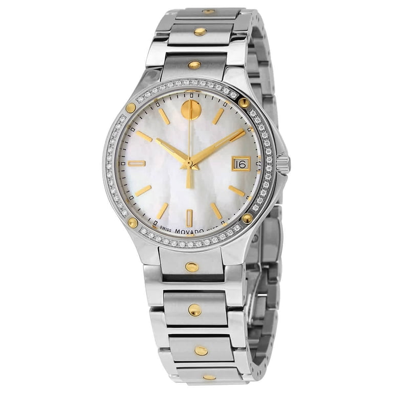Women’s Movado SE Quartz Stainless Steel Watch BRAND NEW Movado SE Quartz Silver Dial Ladies Watch -0607516  main image 3