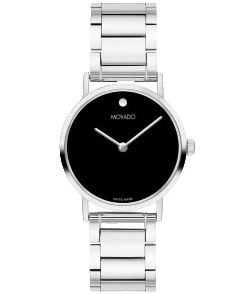 Movado Signature 0607601 Black Dial Stainless Steel Bracelet  display picture 1