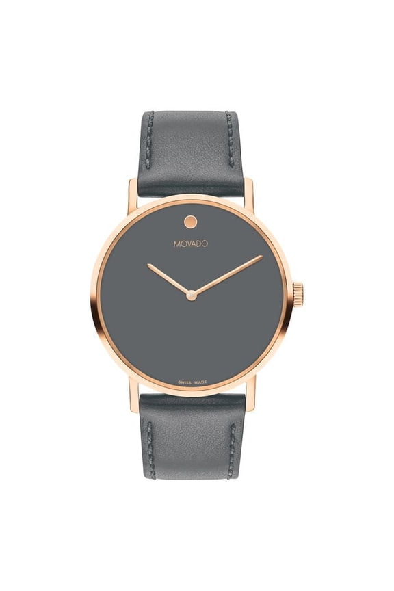 Signature 0607834 Grey Museum Dial 40mm Rose Gold PVD Stainless Steel Case Women's Watch