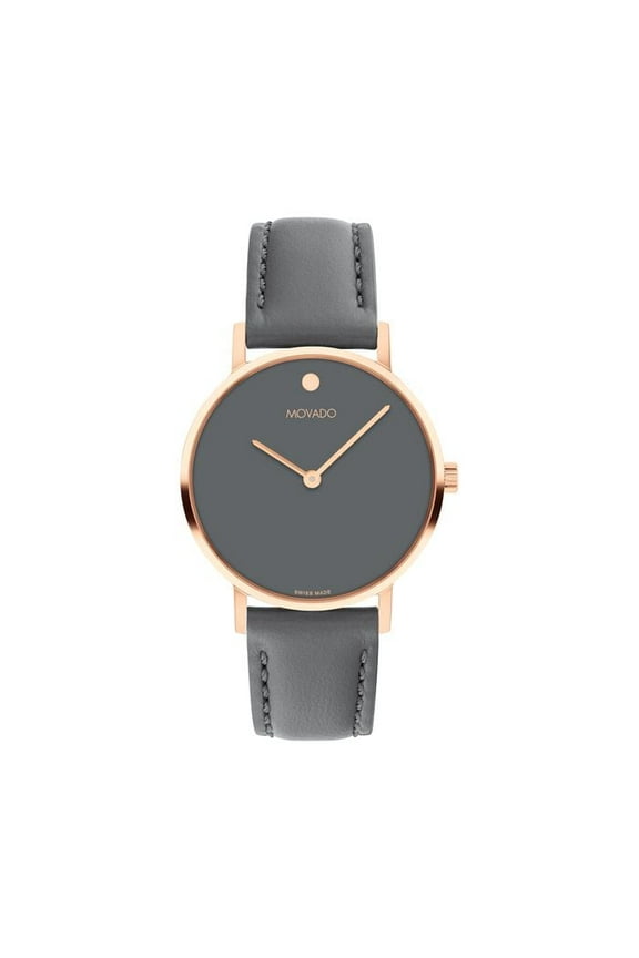 Signature 0607902 Grey Museum Dial 32mm Rose Gold Pvd Stainless Steel Case Women's Watch