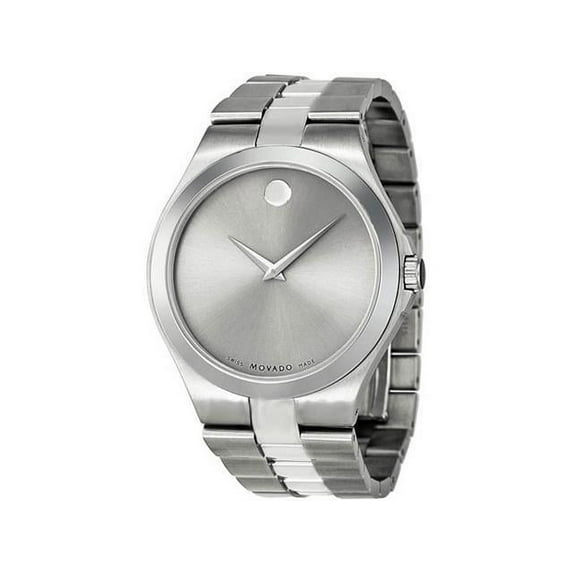 Movado Silver Dial Stainless Steel Mens Watch 0606556