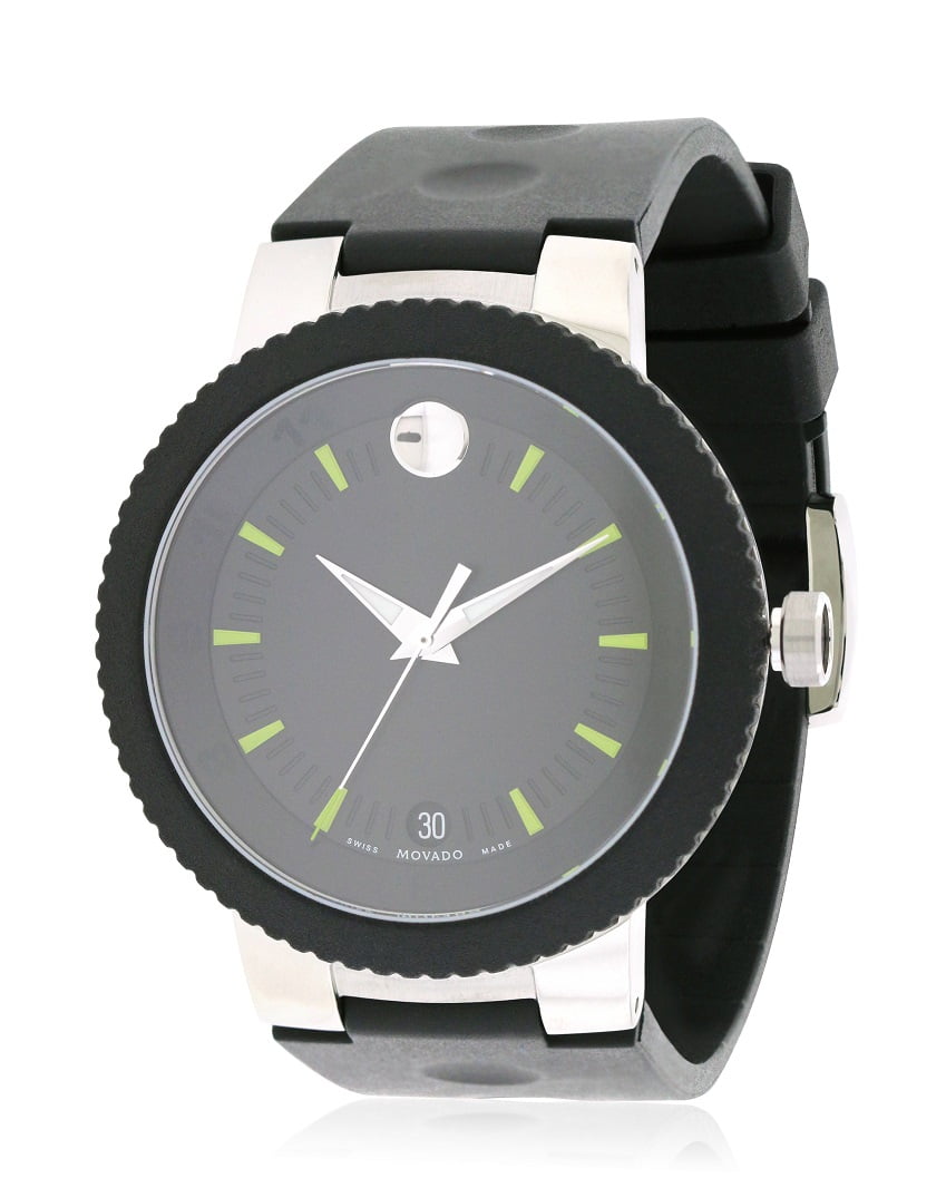 Movado Sport Edge Rubber Mens Watch 0606928