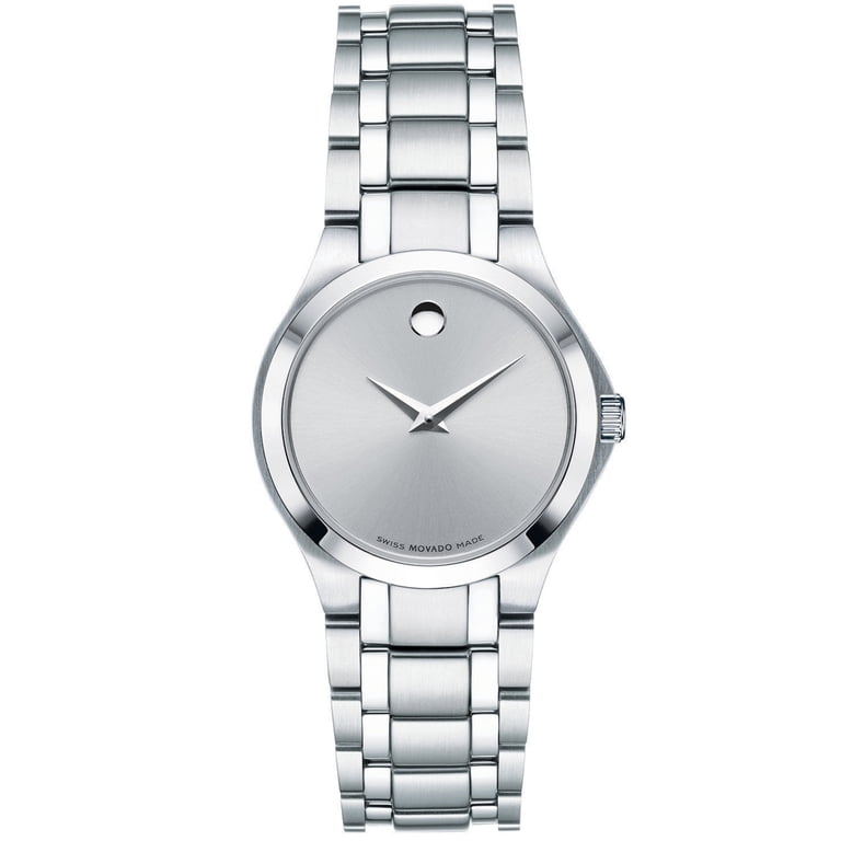 Movado Swiss Collection Silver Dial Silver Tone Steel  display picture 2