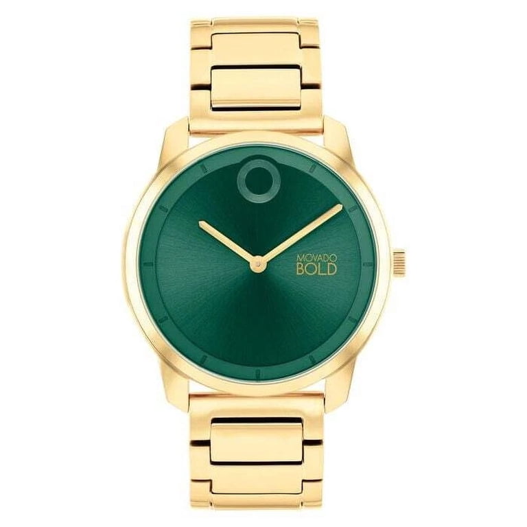 Movado Trend Element 3601255 Green Museum Yellow Gold 40Mm  display picture 1