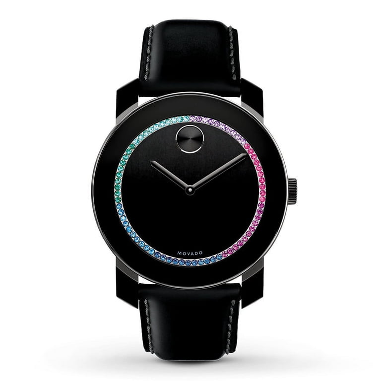 Movado Unisex Bold Large Leather Analog Quartz 42mm Watch  display picture 3
