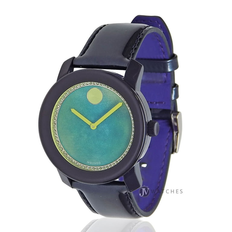 Movado Unisex Bold Large Leather Analog Quartz 42mm Watch 3600267 Walmart