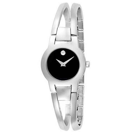 Movado Women's Amorosa Black Dial Watch - 604759