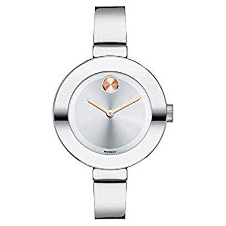 Movado Bold Women\'s Silver Dial Stainless Steel Dress Watch MOVADO Bold Women main image 3