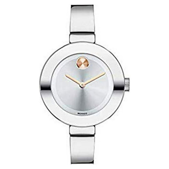 Movado Women's Bold 3600194 Silver Stainless-Steel Swiss Quartz Watch