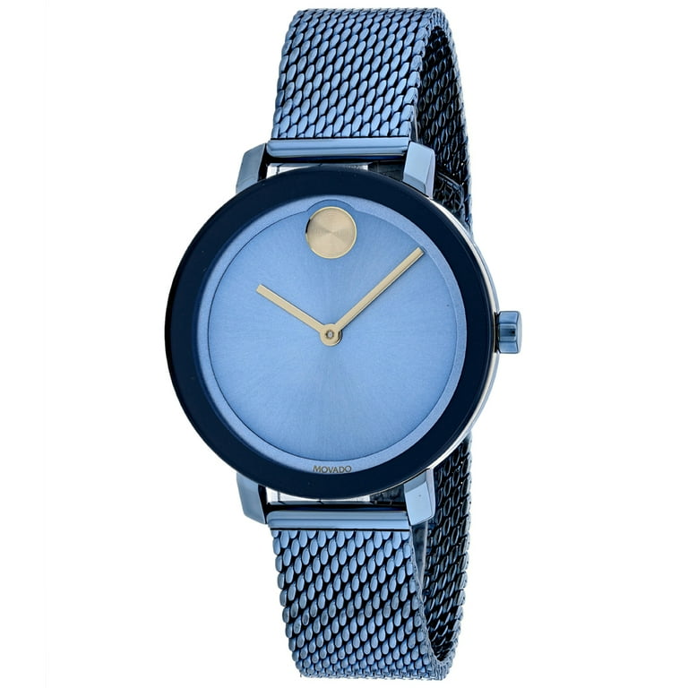 Women's blue movado watch cheap